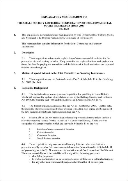 Lotteries and Art Unions Regulation 2007 .